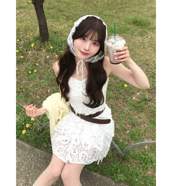 dazzlin「ギャザーリボンミニワンピース」|ワンピース|