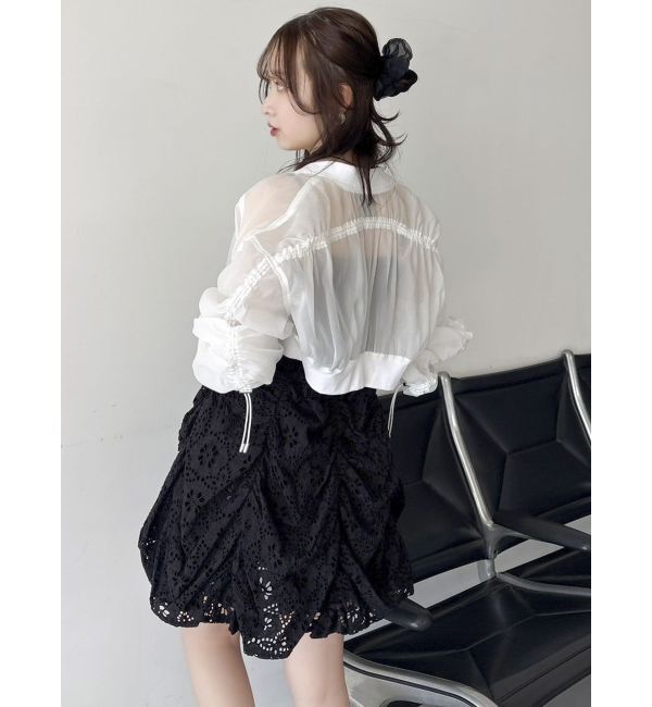 dazzlin「ギャザーリボンミニワンピース」|ワンピース|