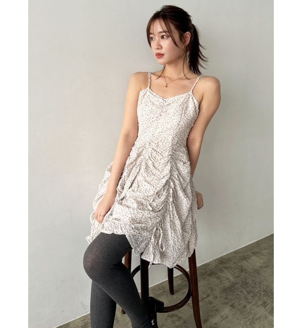 dazzlin「ギャザーリボンミニワンピース」|ワンピース|