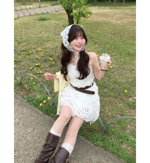 dazzlin「ギャザーリボンミニワンピース」|ワンピース|