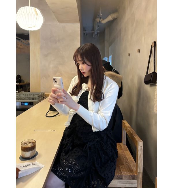 dazzlin「ギャザーリボンミニワンピース」|ワンピース|