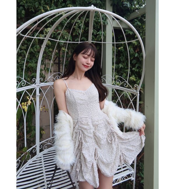 dazzlin「ギャザーリボンミニワンピース」|ワンピース|