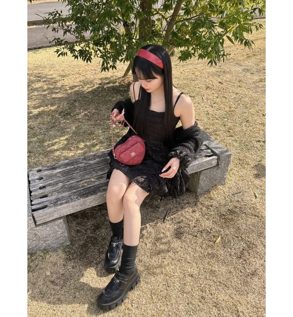 dazzlin「ギャザーリボンミニワンピース」|ワンピース|