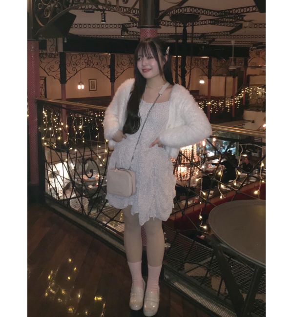 dazzlin「ギャザーリボンミニワンピース」|ワンピース|