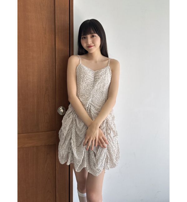 dazzlin「ギャザーリボンミニワンピース」|ワンピース|