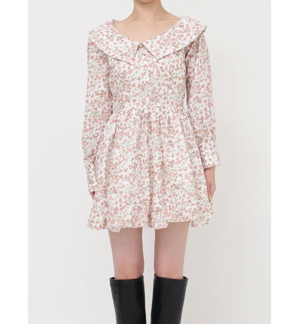 dazzlin「ワンショルバルーンミニワンピース」|ワンピース|