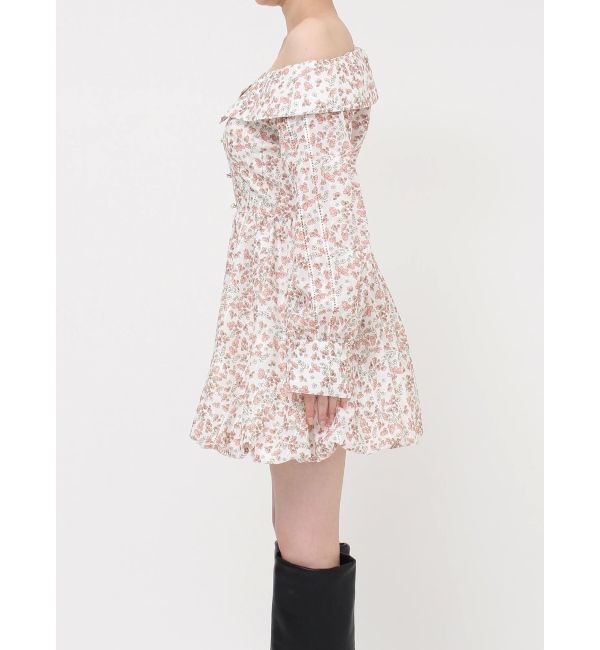 dazzlin「ワンショルバルーンミニワンピース」|ワンピース|