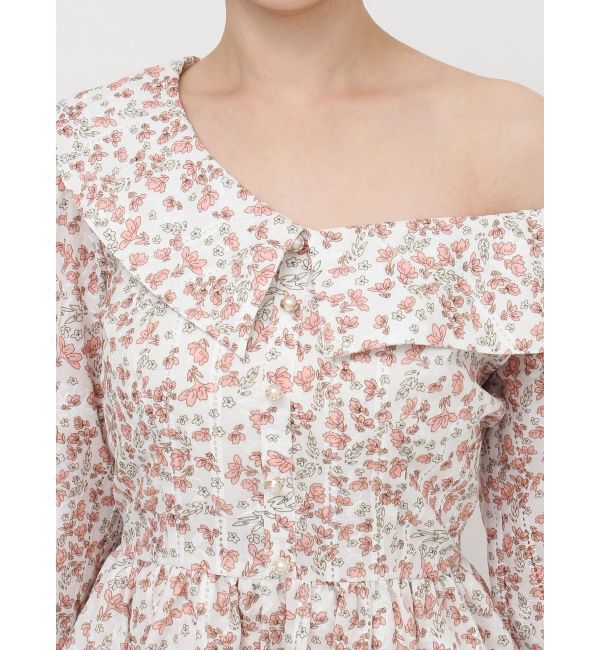 dazzlin「ワンショルバルーンミニワンピース」|ワンピース|