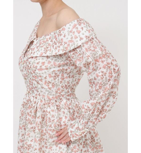 dazzlin「ワンショルバルーンミニワンピース」|ワンピース|