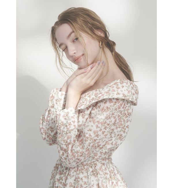 dazzlin「ワンショルバルーンミニワンピース」|ワンピース|