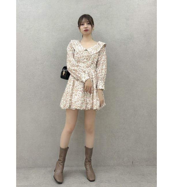 dazzlin「ワンショルバルーンミニワンピース」|ワンピース|