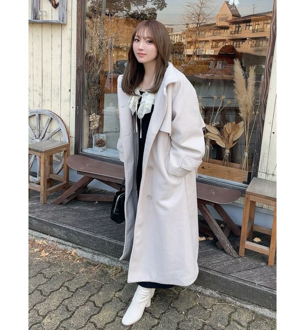 dazzlin「フリルカラードッキングリブワンピース」|ワンピース|