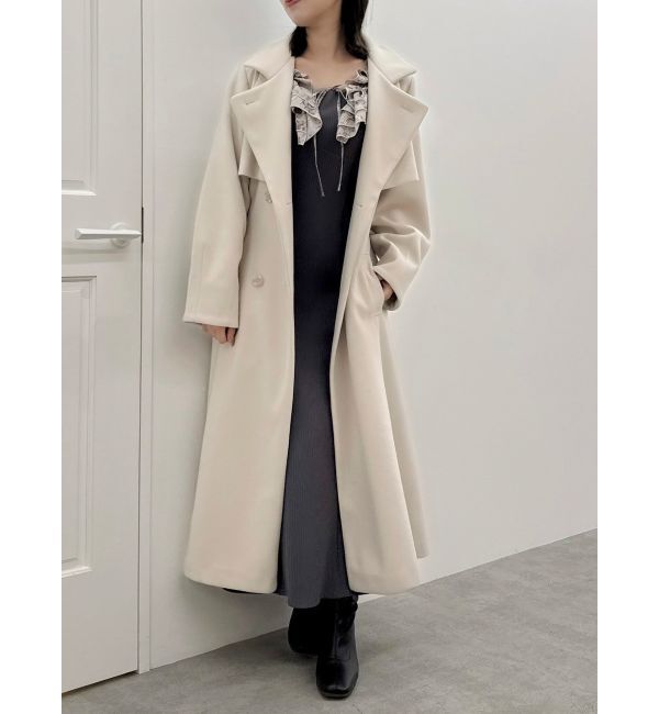 dazzlin「フリルカラードッキングリブワンピース」|ワンピース|