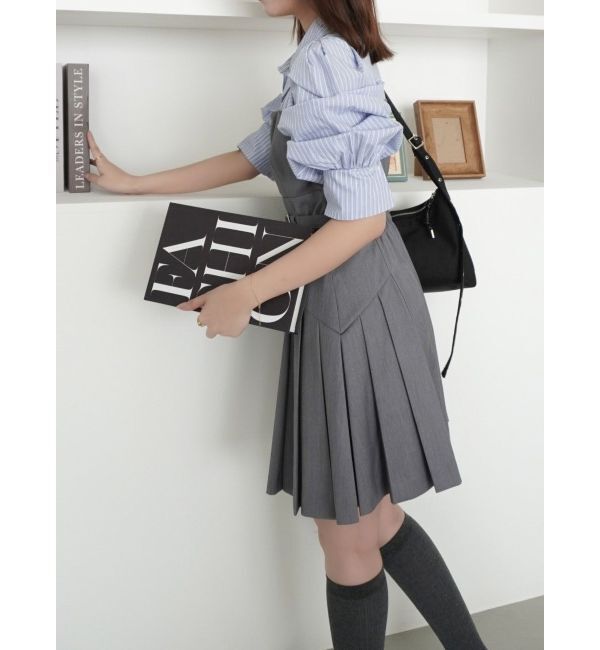 dazzlin「レイヤードシャツミニワンピース」|ワンピース|