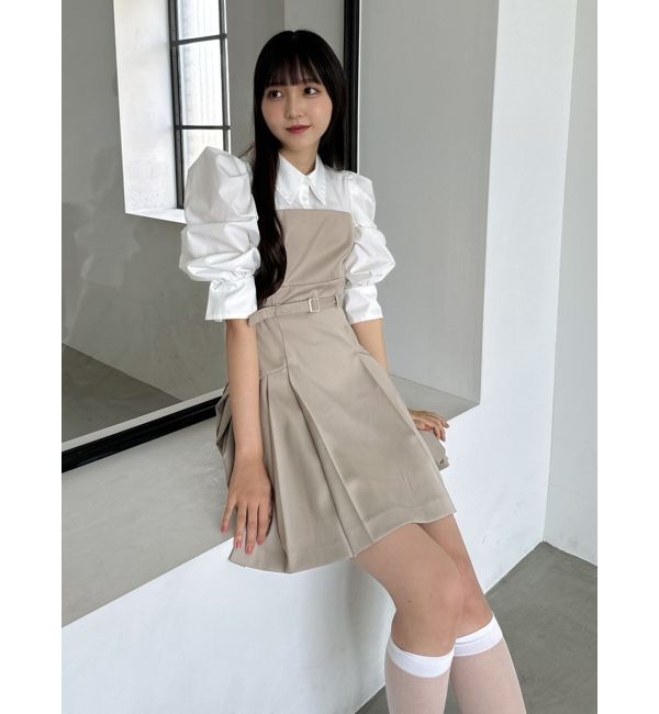 dazzlin「レイヤードシャツミニワンピース」|ワンピース|