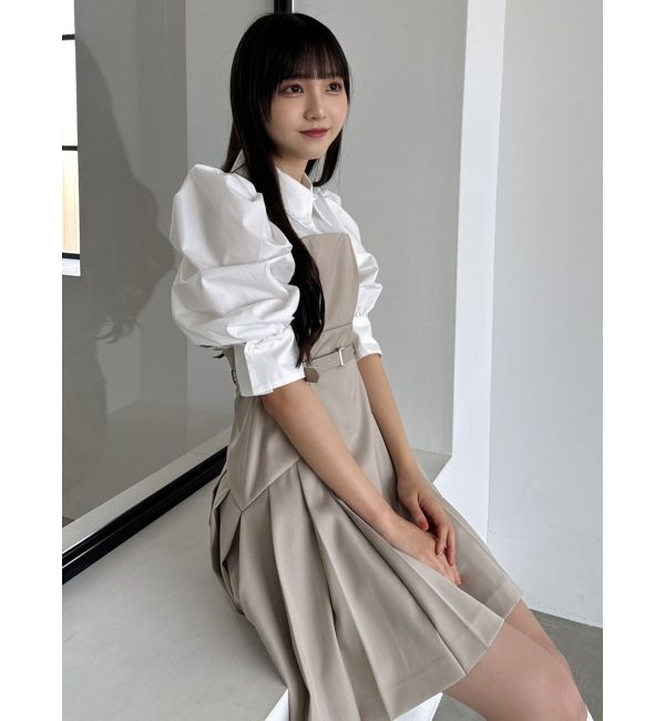 dazzlin「レイヤードシャツミニワンピース」|ワンピース|