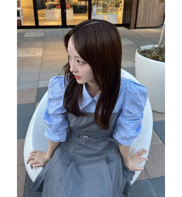 dazzlin「レイヤードシャツミニワンピース」|ワンピース|