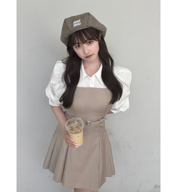 dazzlin「レイヤードシャツミニワンピース」|ワンピース|