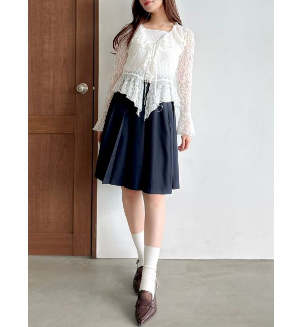 dazzlin「ラッフルヘムレースアンサンブル」|Tシャツ・カットソー|