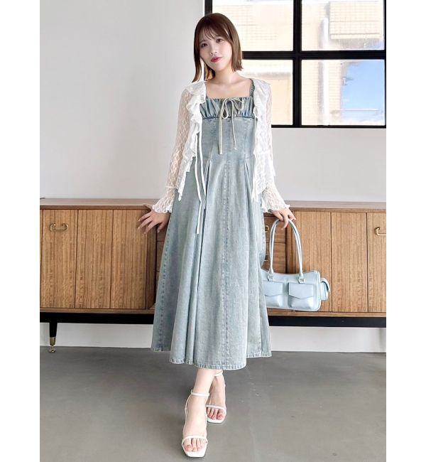 dazzlin「ラッフルヘムレースアンサンブル」|Tシャツ・カットソー|