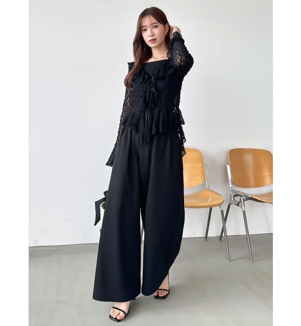 dazzlin「ラッフルヘムレースアンサンブル」|Tシャツ・カットソー|