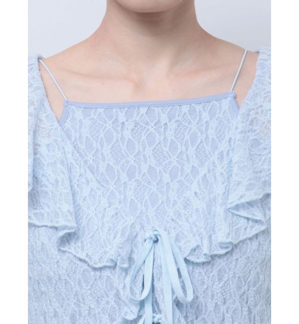 dazzlin「ラッフルヘムレースアンサンブル」|Tシャツ・カットソー|