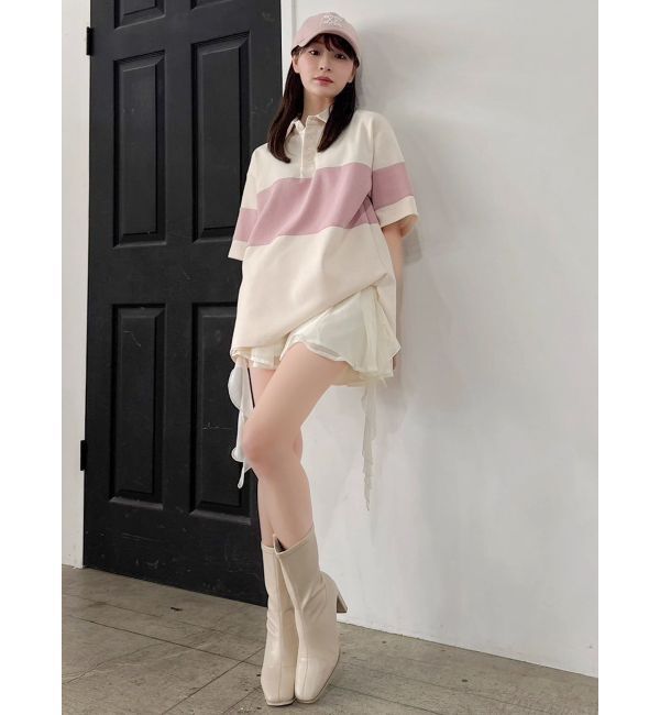 dazzlin「【セットアップ対応】シアーフルイドフリルミニスカート」|スカート|