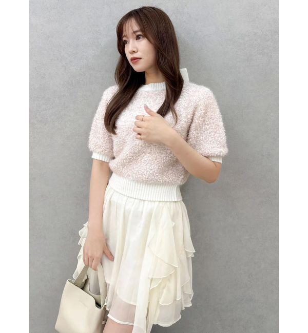 dazzlin「2WAYバックリボンヘアリーニット」|ニット・セーター|