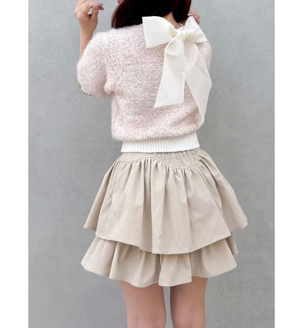 dazzlin「2WAYバックリボンヘアリーニット」|ニット・セーター|