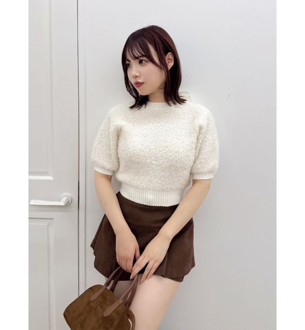 dazzlin「2WAYバックリボンヘアリーニット」|ニット・セーター|