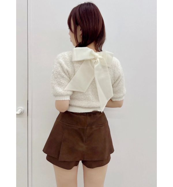 dazzlin「2WAYバックリボンヘアリーニット」|ニット・セーター|