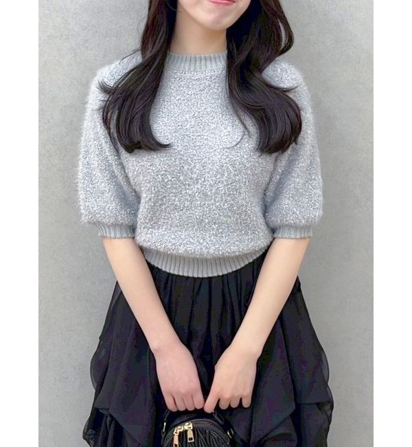 dazzlin「2WAYバックリボンヘアリーニット」|ニット・セーター|