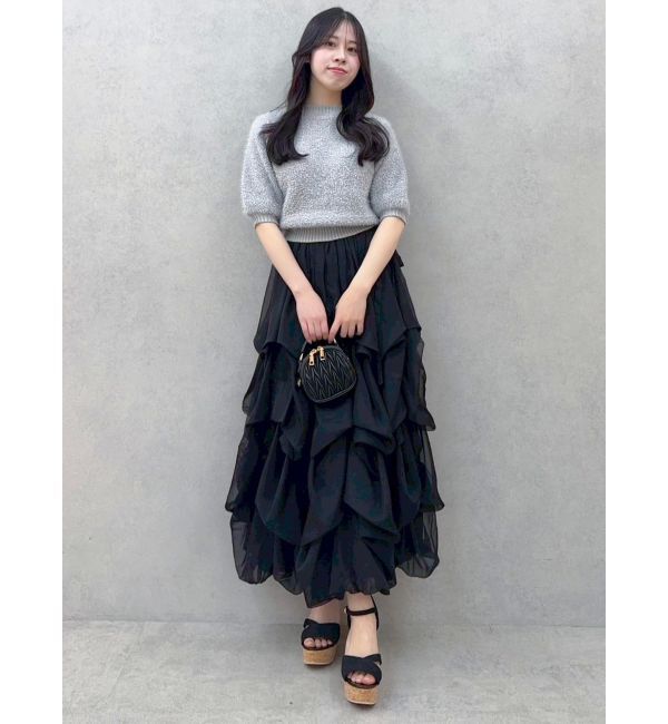 dazzlin「2WAYバックリボンヘアリーニット」|ニット・セーター|