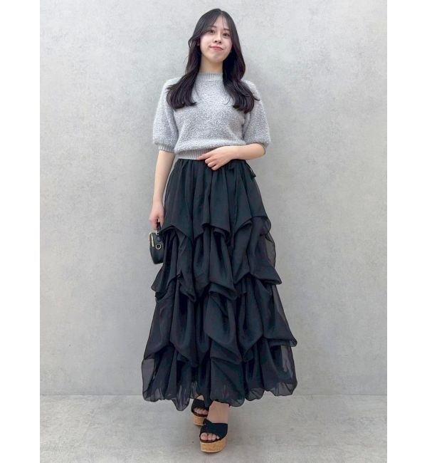 dazzlin「2WAYバックリボンヘアリーニット」|ニット・セーター|