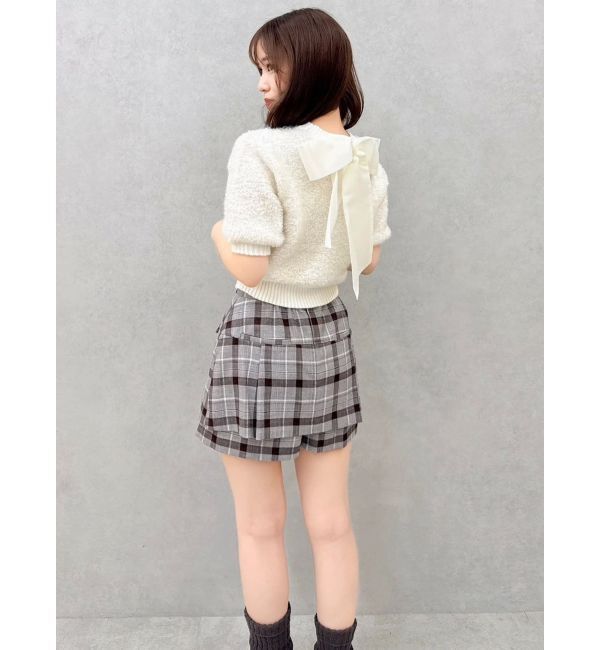 dazzlin「2WAYバックリボンヘアリーニット」|ニット・セーター|