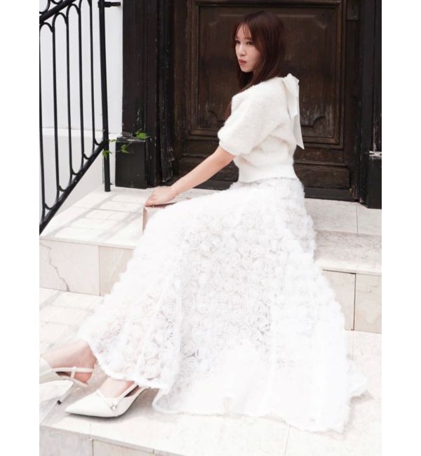 dazzlin「2WAYバックリボンヘアリーニット」|ニット・セーター|