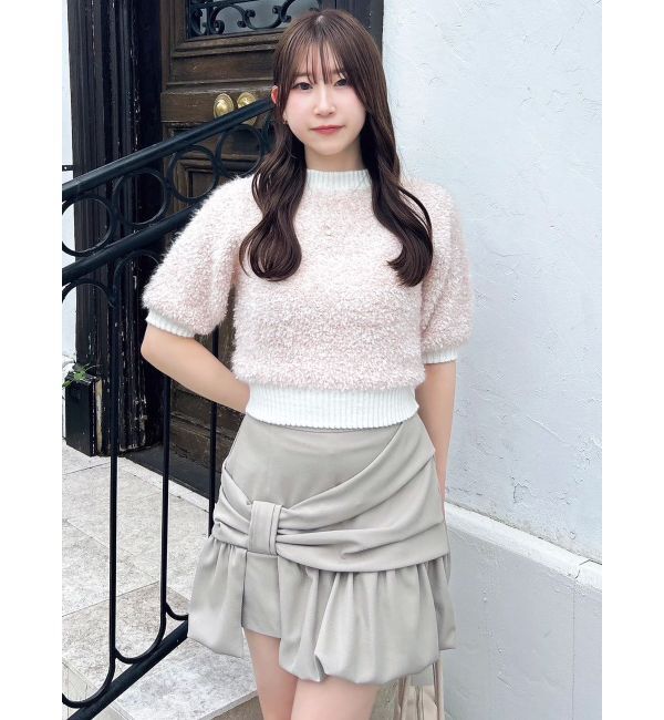 dazzlin「2WAYバックリボンヘアリーニット」|ニット・セーター|