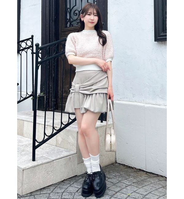 dazzlin「2WAYバックリボンヘアリーニット」|ニット・セーター|