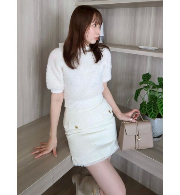 dazzlin「2WAYバックリボンヘアリーニット」|ニット・セーター|