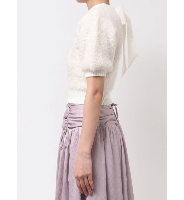 dazzlin「2WAYバックリボンヘアリーニット」|ニット・セーター|