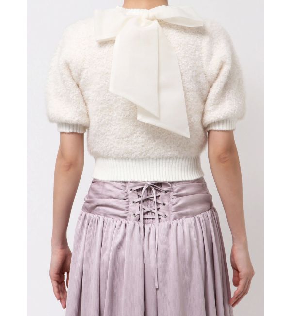 dazzlin「2WAYバックリボンヘアリーニット」|ニット・セーター|