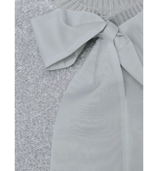 dazzlin「2WAYバックリボンヘアリーニット」|ニット・セーター|