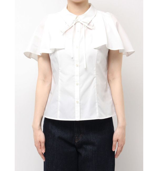 dazzlin「2WAYケープリボンブラウス」|シャツ・ブラウス|