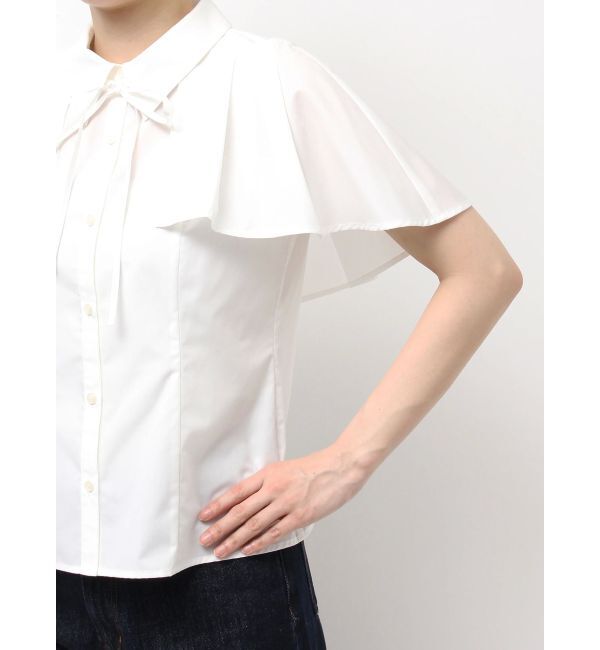 dazzlin「2WAYケープリボンブラウス」|シャツ・ブラウス|