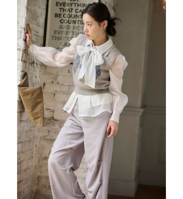 dazzlin「ニータックストレートパンツ」|その他|