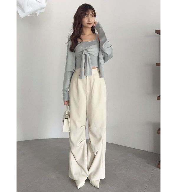 dazzlin「ニータックストレートパンツ」|その他|