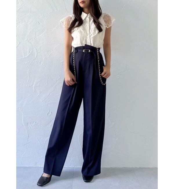 dazzlin「ラッフルフリルブラウス」|シャツ・ブラウス|