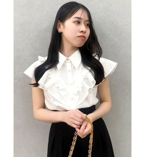 dazzlin「ラッフルフリルブラウス」|シャツ・ブラウス|