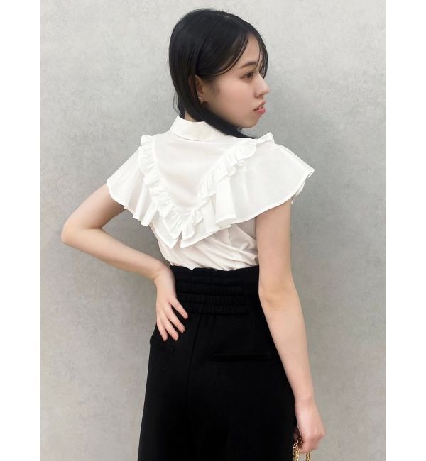 dazzlin「ラッフルフリルブラウス」|シャツ・ブラウス|