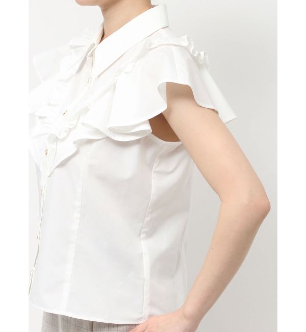 dazzlin「ラッフルフリルブラウス」|シャツ・ブラウス|